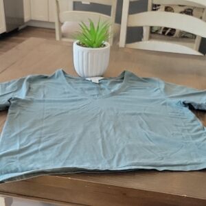 Athleta Blue Crop Top